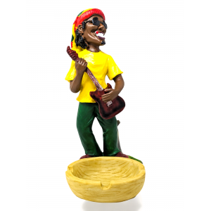Rasta Resin Medium Ashtray - [ASH25-4]